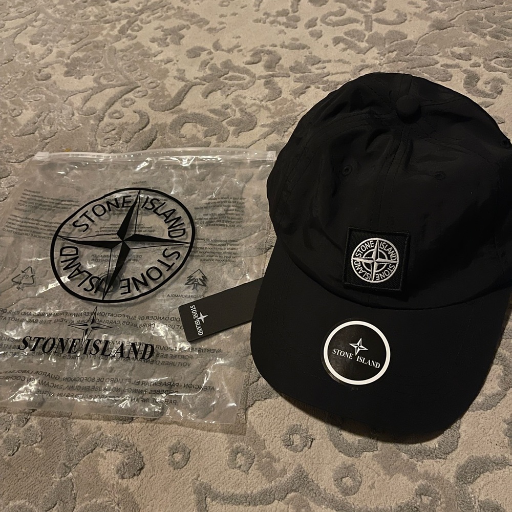 Stone Island Dad Hat Black